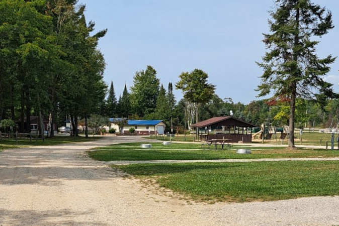 A nice vista of the campground